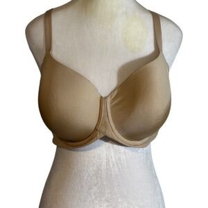 Wacoal Basic Beauty Full Figure Underwire Bra Nude 40D Full Coverage